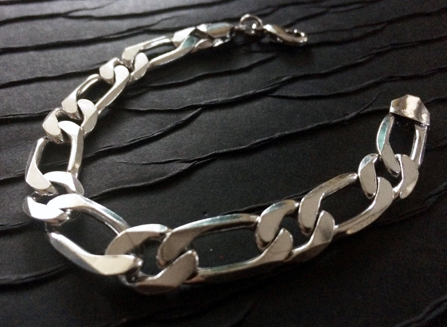 Herren Silber Kettenarmband, Geflochtene Kette, Weit Armband, Silber-Armband Für Frauen, Vintage-stil Von Taneesi Herren Silber Kettenarmband, Geflochtene Kette, Weit Armband, Silber-Armband Für Frauen, Vintage-stil Von Taneesi von taneesijewelry