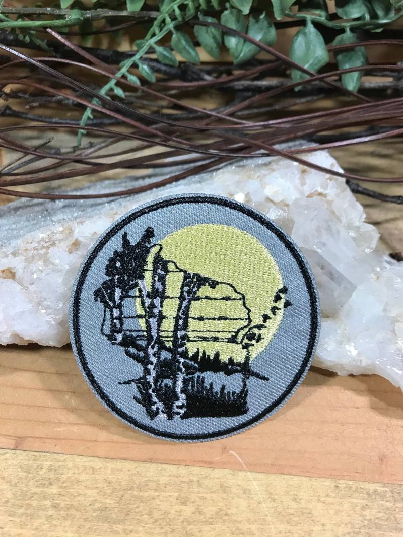 Wisconsin Birch Aufnäher von tangledupinhue