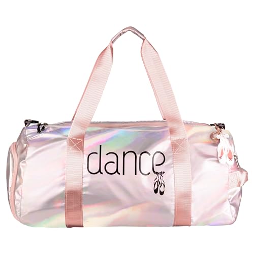 tanzmuster® Balletttasche Mädchen mit Nassfach und Schuhfach - Sporttasche Kinder als Umhängetasche oder Handtasche Weekender Gym Bag Reisetasche 20 Liter von tanzmuster