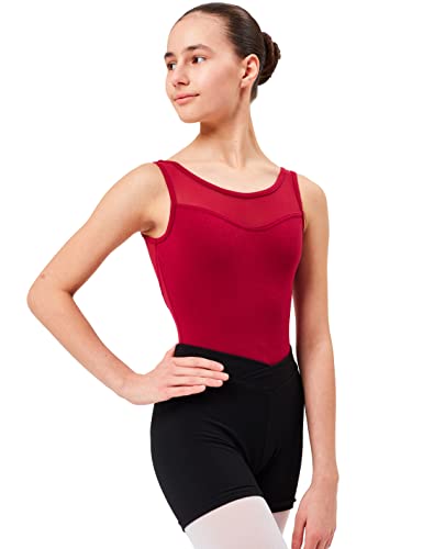 tanzmuster ® Balletthose Mädchen kurz - Abby - aus weichem Baumwollstoff Kurze Hose fürs Kinder Ballett in schwarz, Größe:104/110 von tanzmuster