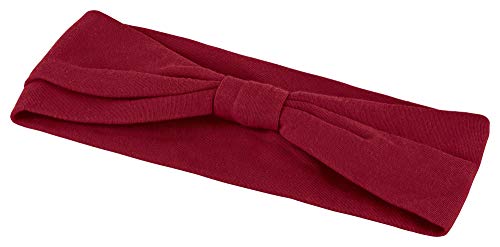 tanzmuster Kinder Ballett Haarband/Stirnband Coco aus weicher Baumwolle in burgunder - hält den störenden Pony oder kürzeres Haar im Ballettunterricht optimal zurück. von tanzmuster