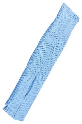 tanzmuster Kinder Ballett Stulpen Leo, 40 cm lang mit Fersenloch, extra weich und warm in hellblau von tanzmuster