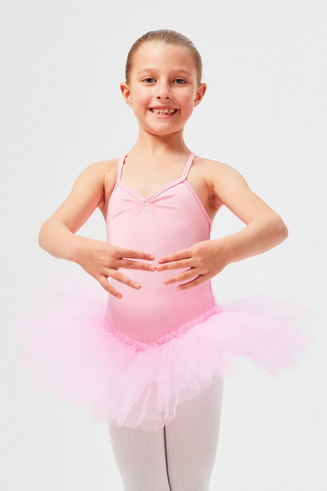 tanzmuster Tüllkleid Ballett Tutu Kim mit Glitzersteinen Ballettkleid für Mädchen von tanzmuster