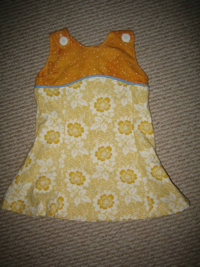 Orange Blumen Kleid von taraheiber