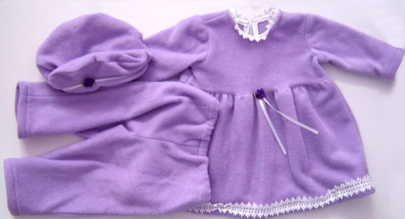 Pretty in Purple Fleece-Outfit von taraheiber