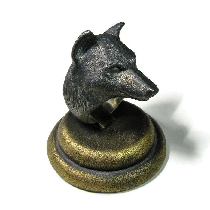 Herr Wolf Silber Ring Herr Wolf Silber Ring von tarcinale