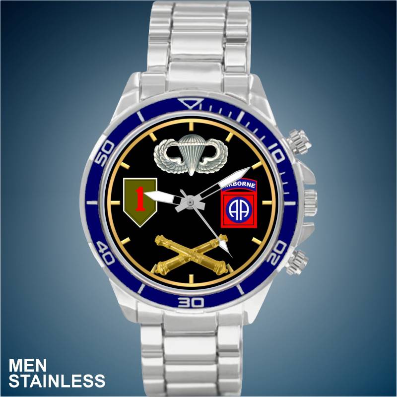 Us-Armee 18Th Fires Field Artillery Brig, 82nd Abn Aa Div, Fallschirmspringer, 1st Inf Wahl Der Herrenuhrenstile Us-Armee 18Th Fires Field Artillery Brig, 82nd Abn Aa Div, Fallschirmspringer, 1st Inf Wahl Der Herrenuhrenstile von tbreflections