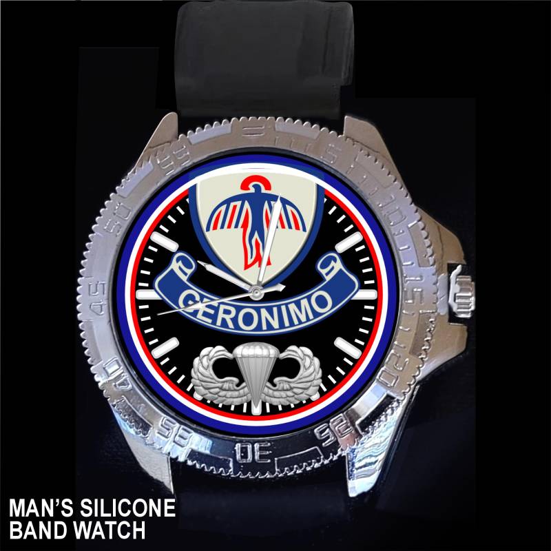 Us-Armee Geronimo Basic Jump Wings Auswahl An Neuen Herrenuhrenstilen von tbreflections