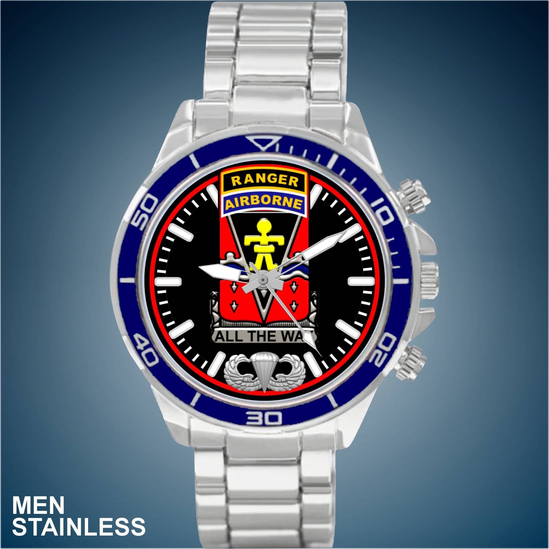 Us Army 1st Bn 509Th Inf Insignia Ranger Abn Basic Oder Senior Master Jump Wings Auswahl An Herrenuhrenstilen Us Army 1st Bn 509Th Inf Insignia Ranger Abn Basic Oder Senior Master Jump Wings Auswahl An Herrenuhrenstilen von tbreflections
