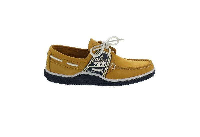 tbs TBS GLOBEK Segelschuh, Bateau Vachette Cee Dee, Nubuk, Jaune D8009 Bootsschuh von tbs