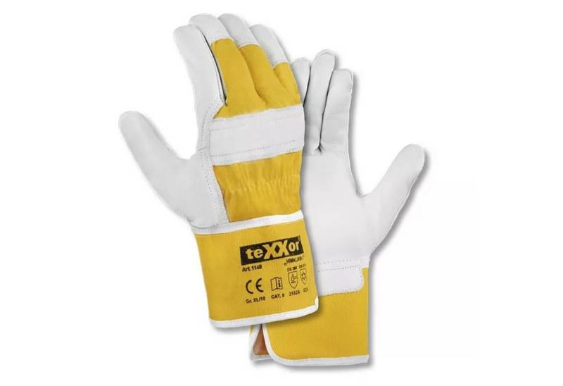 teXXor Winter-Arbeitshandschuhe 1148 Rindvollleder-Winterhandschuh Himalaya I Leder (Packung, 120-St., VPE=12-120, Gr8-12) Atmungsaktiv/isolierend von teXXor