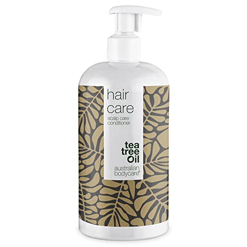 Teebaumöl Haarspülung 500 ml | Tea Tree Oil Conditioner bei Schuppen, Juckender und Trockener Kopfhaut für Frauen & Männer | Auch bei Pickeln auf der Kopfhaut | Anti-Schuppen | 100% Vegan von Australian Bodycare