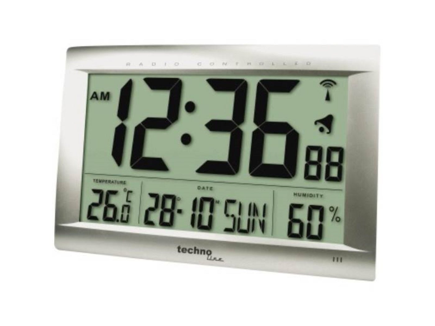 technoline Funkuhr technoline Wanduhr WS 8009 digital von technoline