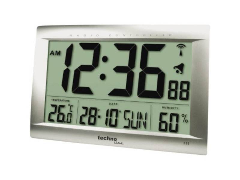technoline Funkuhr technoline Wanduhr WS 8009 digital von technoline