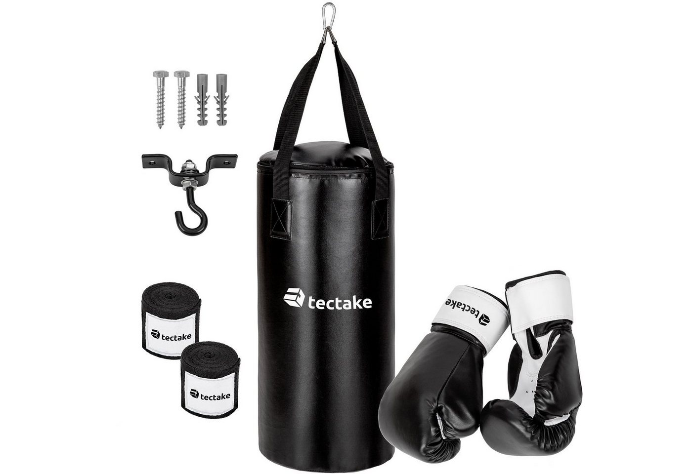 tectake Fliege Boxsack-Set (1-St) gefüllt, hängend von tectake