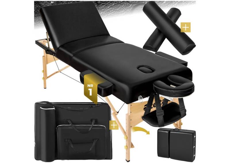 tectake Massageliege 3 Zonen Massageliege-Set (Set, 1-St., mit Tragetasche), Breite 70 cm, Polsterung 7,5 cm von tectake