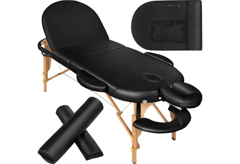 tectake Massageliege 3 Zonen Massageliege-Set (Set, 1-St., mit Tragetasche), Breite 70 cm, Polsterung 5 cm von tectake