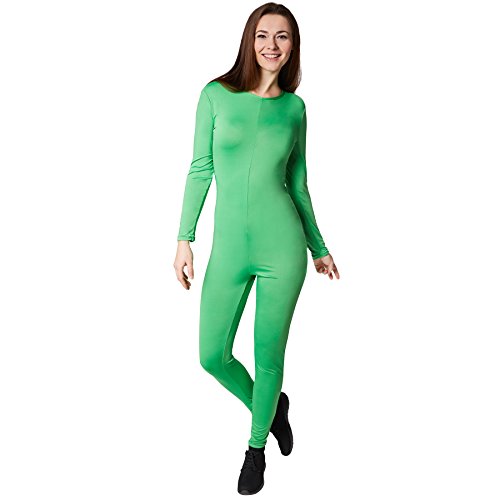 tectake dressforfun Unisex Jumpsuit | Einfarbiger, super bequemer Jumpsuit | Hinten mit Schnüren zum Binden | Kann unter andere Kostüme angezogen Werden (M | Nr. 301649) von tectake