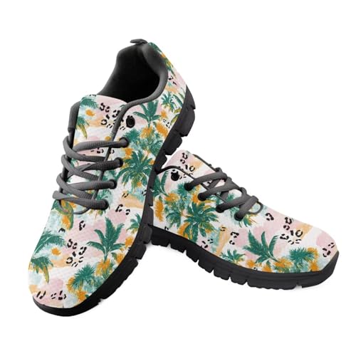teeinprint Damen-Schlupfschuhe, atmungsaktives Netzgewebe, Schnürung, Wanderschuhe, Outdoor-Schuhe für Joggen, Tennis, Sport, Fitnessstudio, Hawaiianische Palme, Leopardenmuster, 43 EU teeinprint Damen-Schlupfschuhe, atmungsaktives Netzgewebe, Schnürung, Wanderschuhe, Outdoor-Schuhe für Joggen, Tennis, Sport, Fitnessstudio, Hawaiianische Palme, Leopardenmuster, 43 EU von teeinprint
