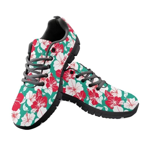 teeinprint Damen-Schlupfschuhe, atmungsaktives Netzgewebe, Schnürung, Wanderschuhe, Outdoor-Schuhe für Joggen, Tennis, Sport, Fitnessstudio, Hawaiianisches Hibiskus-Design, 42 EU teeinprint Damen-Schlupfschuhe, atmungsaktives Netzgewebe, Schnürung, Wanderschuhe, Outdoor-Schuhe für Joggen, Tennis, Sport, Fitnessstudio, Hawaiianisches Hibiskus-Design, 42 EU von teeinprint