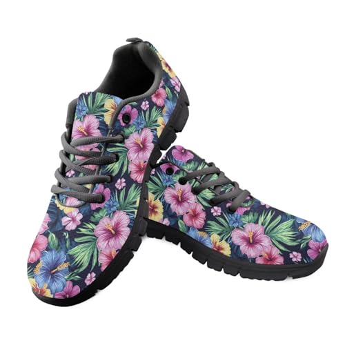 teeinprint Damen-Schlupfschuhe, atmungsaktives Netzgewebe, Schnürung, Wanderschuhe, Outdoor-Schuhe für Joggen, Tennis, Sport, Fitnessstudio, Hawaiianisches Hibiskus-Muster, 38 EU teeinprint Damen-Schlupfschuhe, atmungsaktives Netzgewebe, Schnürung, Wanderschuhe, Outdoor-Schuhe für Joggen, Tennis, Sport, Fitnessstudio, Hawaiianisches Hibiskus-Muster, 38 EU von teeinprint