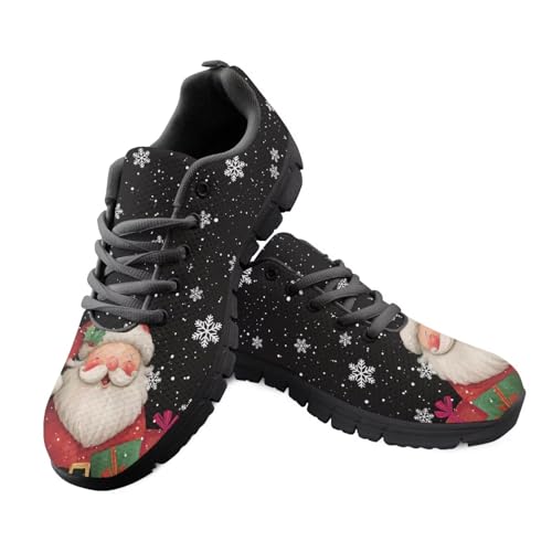 teeinprint Halloween-Wanderschuhe für Damen und Herren, atmungsaktives Netzgewebe, zum Reinschlüpfen, Lauf-Sneaker, Outdoor-Schnürschuh, Weihnachtsmann-Muster, 40 EU teeinprint Halloween-Wanderschuhe für Damen und Herren, atmungsaktives Netzgewebe, zum Reinschlüpfen, Lauf-Sneaker, Outdoor-Schnürschuh, Weihnachtsmann-Muster, 40 EU von teeinprint