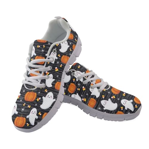 teeinprint Halloween-Wanderschuhe für Damen und Herren, leicht, zum Reinschlüpfen, Laufschuhe, Outdoor-Schuhe, Ghost Pumpkin Print, 43 EU teeinprint Halloween-Wanderschuhe für Damen und Herren, leicht, zum Reinschlüpfen, Laufschuhe, Outdoor-Schuhe, Ghost Pumpkin Print, 43 EU von teeinprint