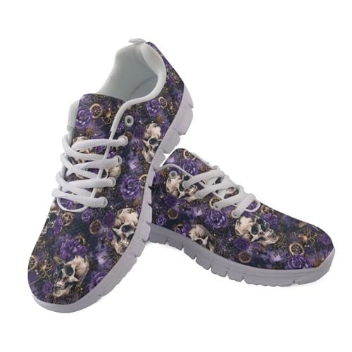 teeinprint Halloween-Wanderschuhe für Damen und Herren, leicht, zum Reinschlüpfen, Laufschuhe, Outdoor-Schuhe, Gothic Skull Rose, 40 EU teeinprint Halloween-Wanderschuhe für Damen und Herren, leicht, zum Reinschlüpfen, Laufschuhe, Outdoor-Schuhe, Gothic Skull Rose, 40 EU von teeinprint
