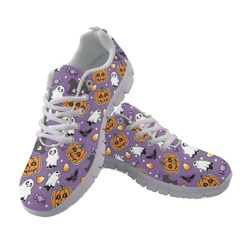 teeinprint Halloween-Wanderschuhe für Damen und Herren, leicht, zum Reinschlüpfen, Laufschuhe, Outdoor-Schuhe, Halloween Ghost Pumpkin Print, 40 EU teeinprint Halloween-Wanderschuhe für Damen und Herren, leicht, zum Reinschlüpfen, Laufschuhe, Outdoor-Schuhe, Halloween Ghost Pumpkin Print, 40 EU von teeinprint