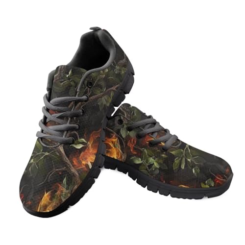 teeinprint Herren-Sneaker, atmungsaktives Netzgewebe, Schnürschuhe, Outdoor-Schuhe für Joggen, Tennis, Sport, Fitnessstudio, Camo Jagd Feuer Flamme, 44 EU teeinprint Herren-Sneaker, atmungsaktives Netzgewebe, Schnürschuhe, Outdoor-Schuhe für Joggen, Tennis, Sport, Fitnessstudio, Camo Jagd Feuer Flamme, 44 EU von teeinprint