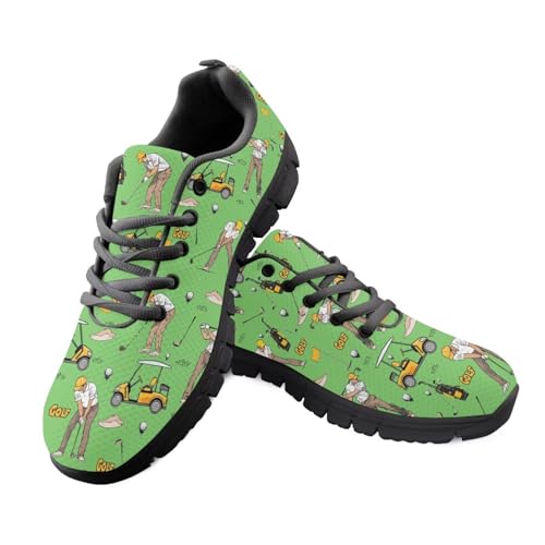 teeinprint Herren-Sneaker, atmungsaktives Netzgewebe, Schnürschuhe, Outdoor-Schuhe für Joggen, Tennis, Sport, Fitnessstudio, Golfball, 40 EU teeinprint Herren-Sneaker, atmungsaktives Netzgewebe, Schnürschuhe, Outdoor-Schuhe für Joggen, Tennis, Sport, Fitnessstudio, Golfball, 40 EU von teeinprint