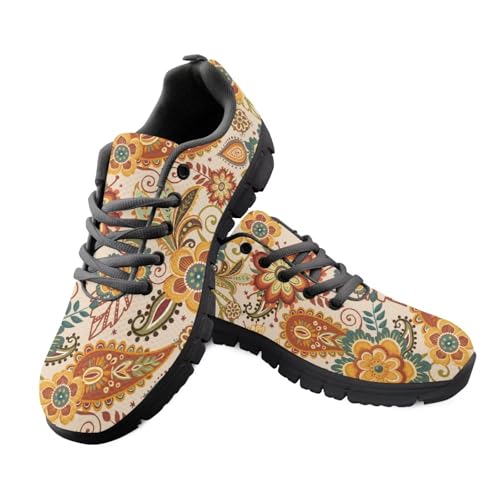 teeinprint Laufschuhe für Damen, bequeme Schnürung, Walking-Sneaker, atmungsaktiv, leicht, athletisch, Tennisschuhe, Bright Blossoms, 39 EU teeinprint Laufschuhe für Damen, bequeme Schnürung, Walking-Sneaker, atmungsaktiv, leicht, athletisch, Tennisschuhe, Bright Blossoms, 39 EU von teeinprint
