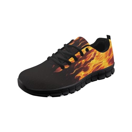 teeinprint Laufschuhe für Damen und Herren, lässig, Schnürung, Walking-Sneaker, atmungsaktives Netzgewebe, zum Reinschlüpfen, Tennis-Turnschuhe, Feuerflammen, 42 EU teeinprint Laufschuhe für Damen und Herren, lässig, Schnürung, Walking-Sneaker, atmungsaktives Netzgewebe, zum Reinschlüpfen, Tennis-Turnschuhe, Feuerflammen, 42 EU von teeinprint