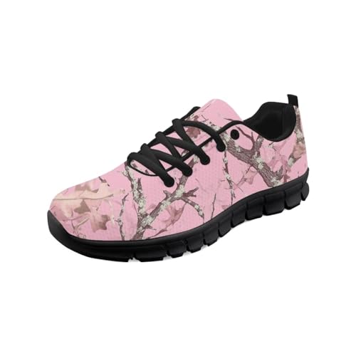 teeinprint Laufschuhe für Damen und Herren, lässig, Schnürung, Walking-Sneaker, atmungsaktives Netzgewebe, zum Reinschlüpfen, Tennis-Turnschuhe, Pink Camo Hunting, 41 EU teeinprint Laufschuhe für Damen und Herren, lässig, Schnürung, Walking-Sneaker, atmungsaktives Netzgewebe, zum Reinschlüpfen, Tennis-Turnschuhe, Pink Camo Hunting, 41 EU von teeinprint