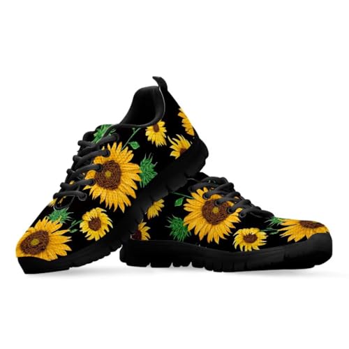 teeinprint Schlupfschuhe für Damen und Herren, atmungsaktives Netzgewebe, Schnürung, Walking-Sneaker, Outdoor, Joggen, Tennisschuhe, Sonnenblumen-Aufdruck, 37 EU teeinprint Schlupfschuhe für Damen und Herren, atmungsaktives Netzgewebe, Schnürung, Walking-Sneaker, Outdoor, Joggen, Tennisschuhe, Sonnenblumen-Aufdruck, 37 EU von teeinprint