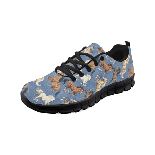 teeinprint Wanderschuhe für Damen, leicht, Schnürung, Laufschuhe, Sneaker, lässig, Schlupfschuhe, Arbeitsschuhe, Pferdemuster, 40 EU teeinprint Wanderschuhe für Damen, leicht, Schnürung, Laufschuhe, Sneaker, lässig, Schlupfschuhe, Arbeitsschuhe, Pferdemuster, 40 EU von teeinprint