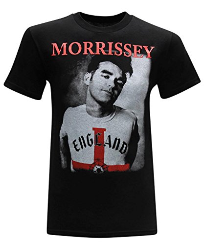 tees geek Morrissey Herren T-Shirt Moz Rock & Roll, schwarz, Mittel von tees geek