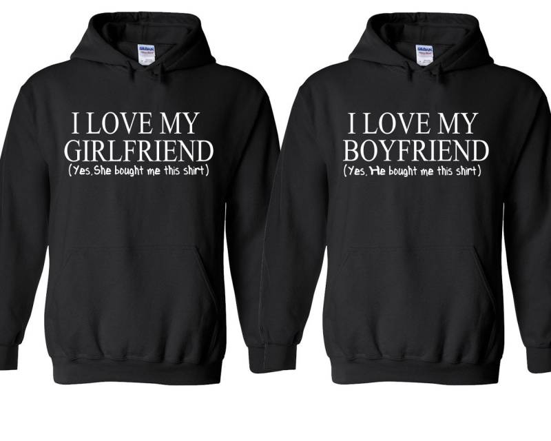 Ich Liebe Meine Freundin Freund Lustige Paar Passende Hoodie Gebrochen Herz Liebe Sweatshirt Kapuzen von teesbycartoon