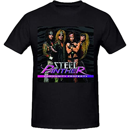 Steel Panther Community Property T Shirts for Men Crew Neck von tegen