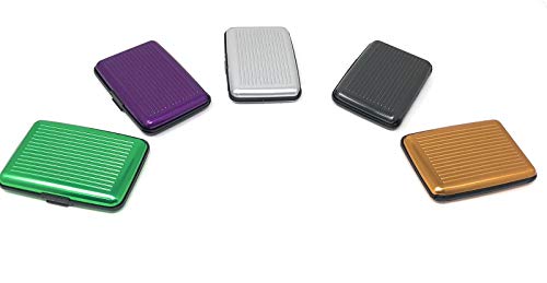 TEMPO DI SALDI Kartenhalter und Kreditkarten, starr, Taschenformat, aus Aluminium, stoßfest von tempo di saldi