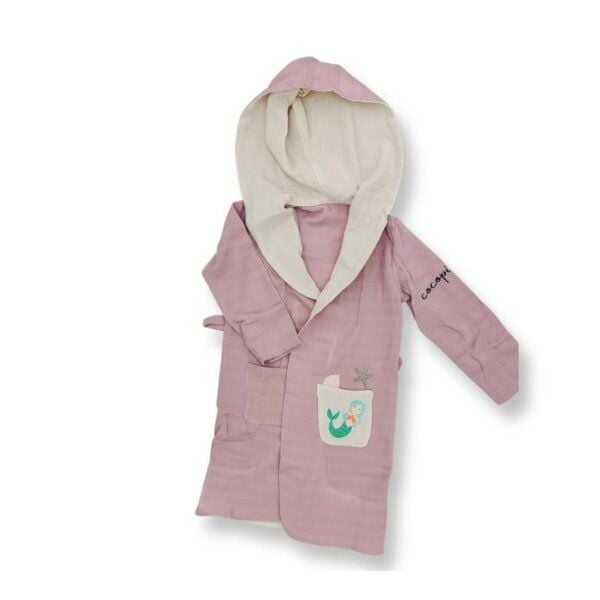 ten little fingers BIO Bademantel aus Musselin- Made by luftabong von ten little fingers