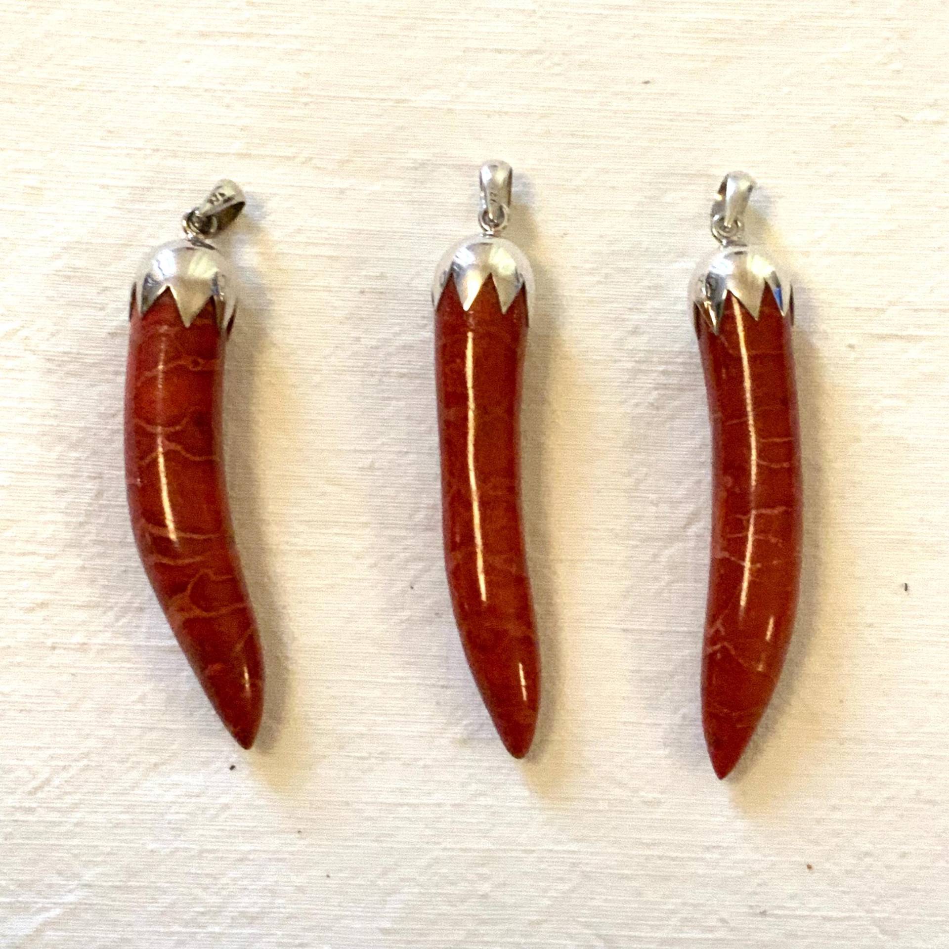 Großer Anhänger Koralle von tendenceByAngela