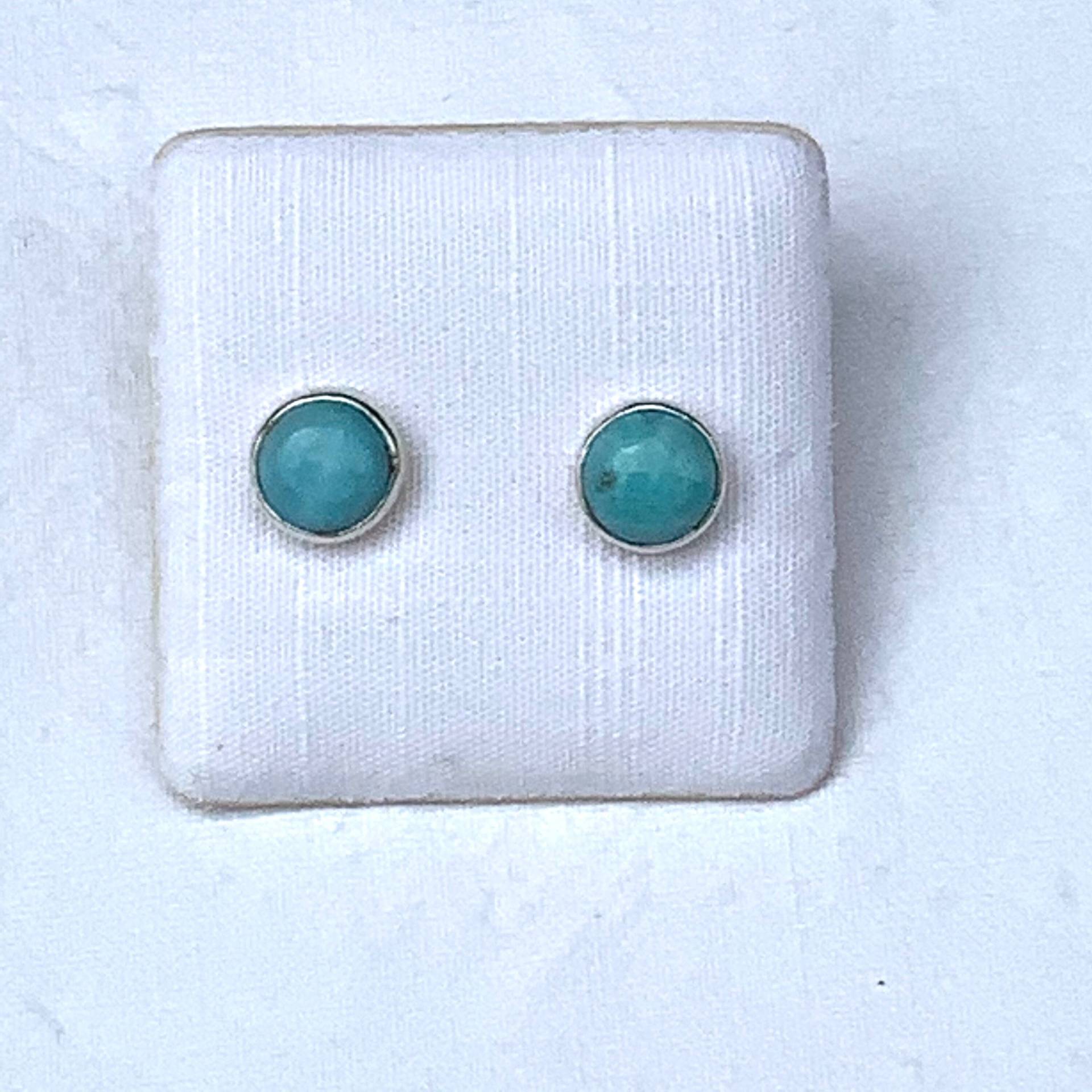 Larimar Ohrstecker, 925Er Silber von tendenceByAngela