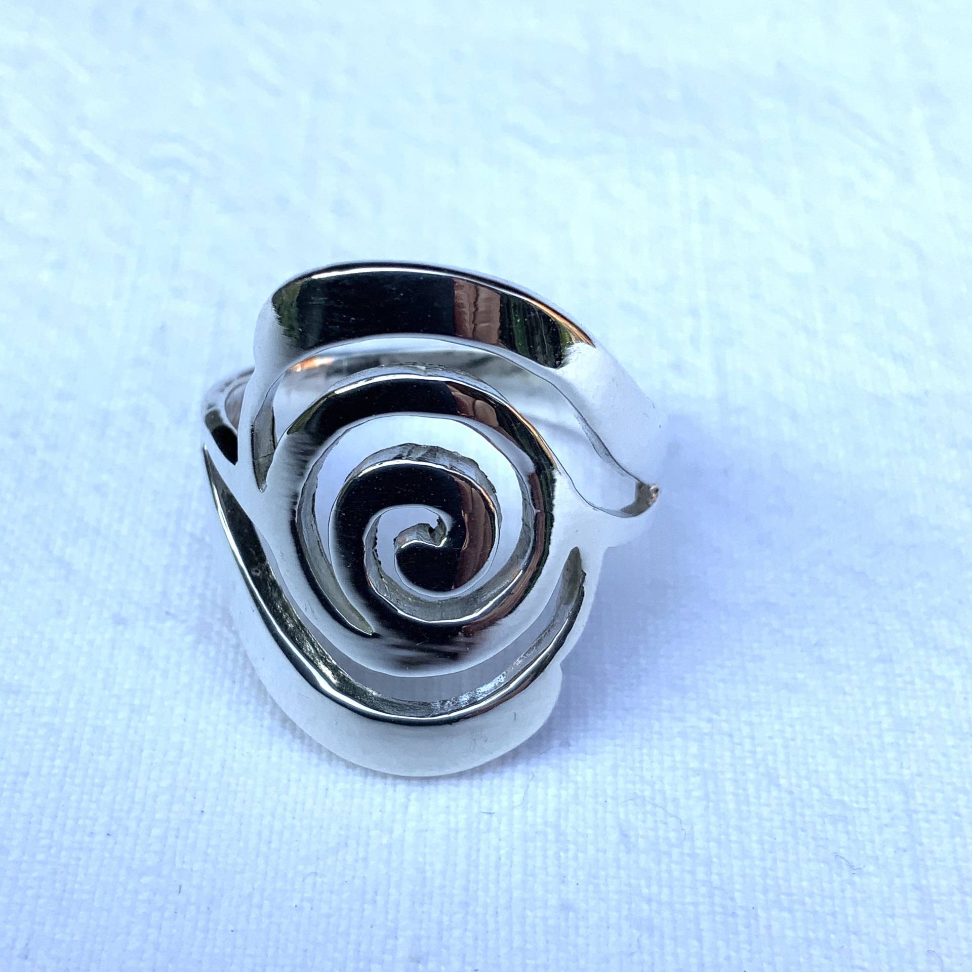 Silberring Mit Spiralmuster von tendenceByAngela