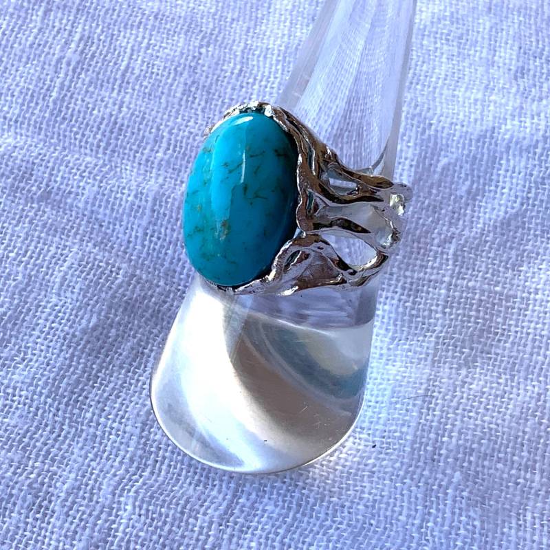 Wunderschöner Ring Echter Arizona-Türkis von tendenceByAngela