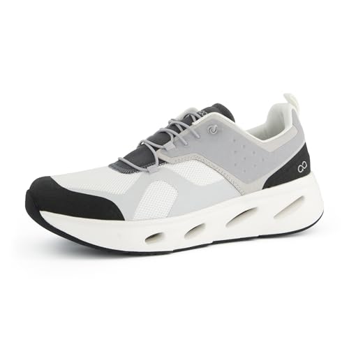 tenhaag Herren, Männer Low-Top Sneaker,Freizeitschuhe,Turnschuhe,Laufschuhe,schnürschuhe,atmungsaktiv,Halbschuhe,Grau (Grey),40.5 EU / 7 UK von tenhaag