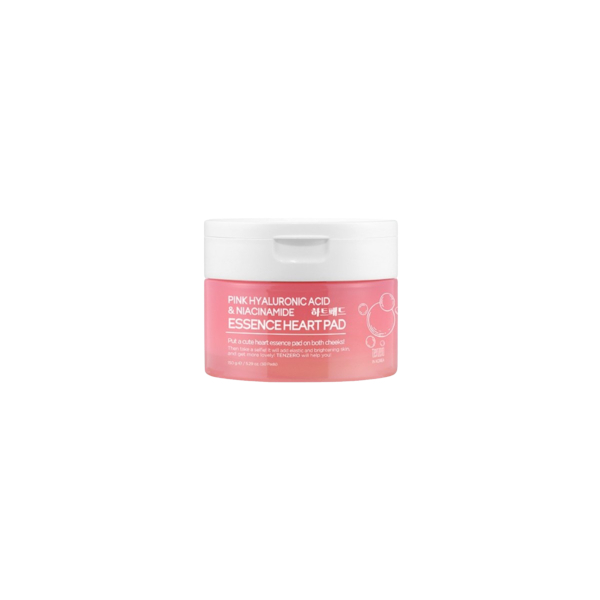 tenzero - Essence Heart Pad - 50pads - Pink Hyaluronic Acid & Niacinamide von tenzero