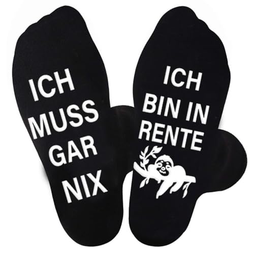 teokyat Socken für Renteneintritt Geschenk Männer - rente Pension Geschenk Mann, Lustige rentner Geschenke mit Worten, Geburtstagsgeschenk ruhestand Socken für Papa Opa freundin von teokyat
