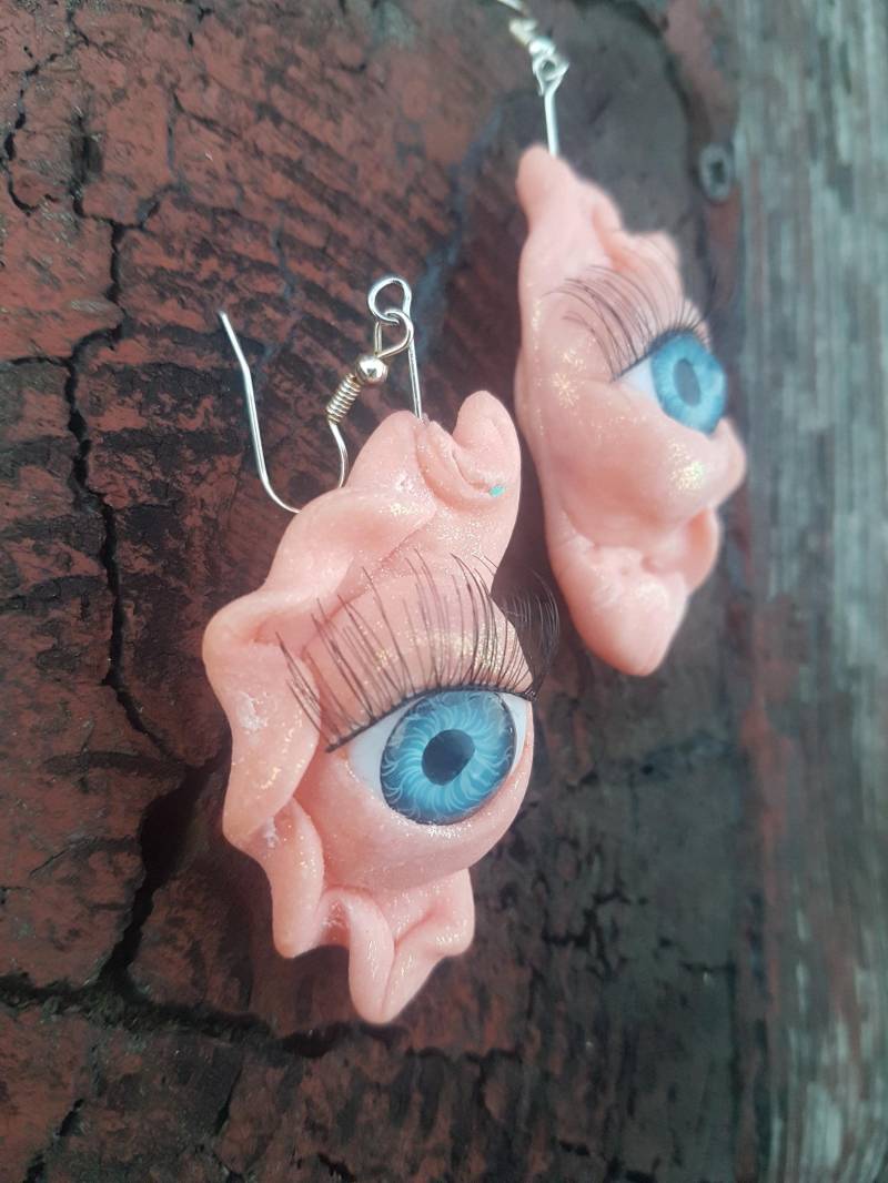 Pieroczek, Pierogi Mit Augen, Seltsame Und Niedliche Ohrringe, Polnisch Herbe Pieroczek, Pierogi Mit Augen, Seltsame Und Niedliche Ohrringe, Polnisch Herbe von terkapio