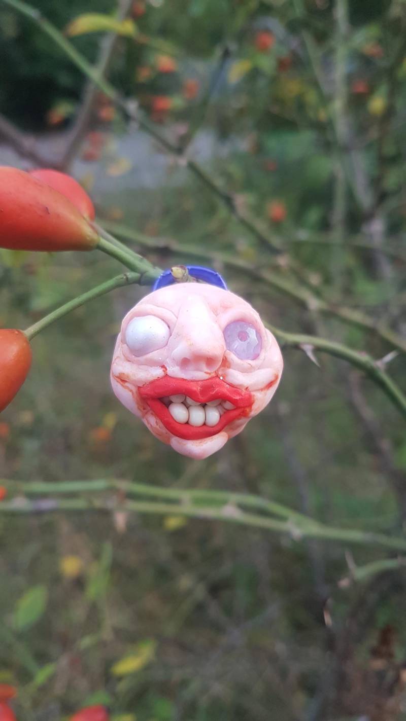 Seltsamer Kopfanhänger Für Einen Schrägen Und Puppenkopf-Anhänger von terkapio